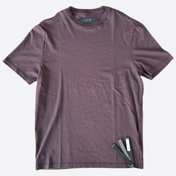 Amiri Brown Mini MA Logo Embroidered T-Shirt